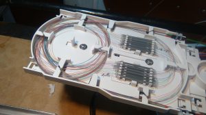 Mufa światłowodowa - Tacka spawów