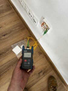 Pomiary mocy - gniazdo po naprawie