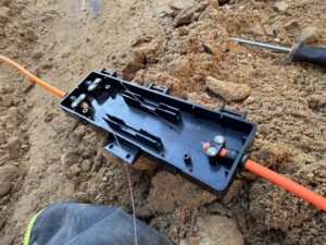 Mufa światłowodowa na kabel DAC