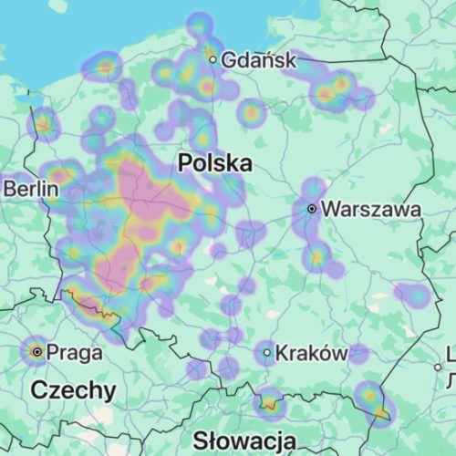 Obszar spawania światłowodów